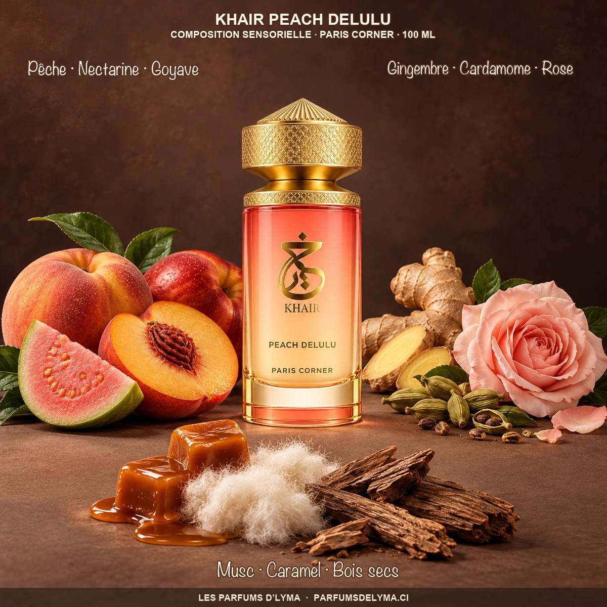 Khair Peach Delulu – 100ml – Paris Corner