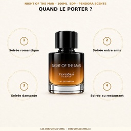 [LYMA-SRC-10] Night of the Man - 100ml  EDP - PENDORA SCENTS