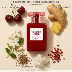 Cherry Buzz - 80ml  Unisexe -Fragrance World