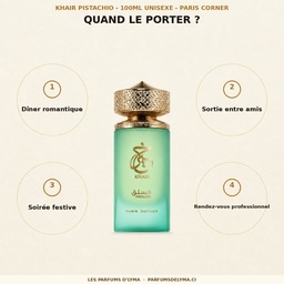 [LYMA-SRC-41] Khair Pistachio - 100ml Unisexe - Paris Corner