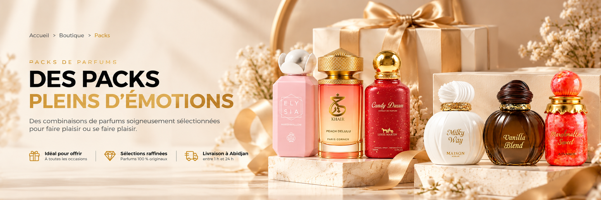Packs de parfums — Les Parfums d'Lyma
